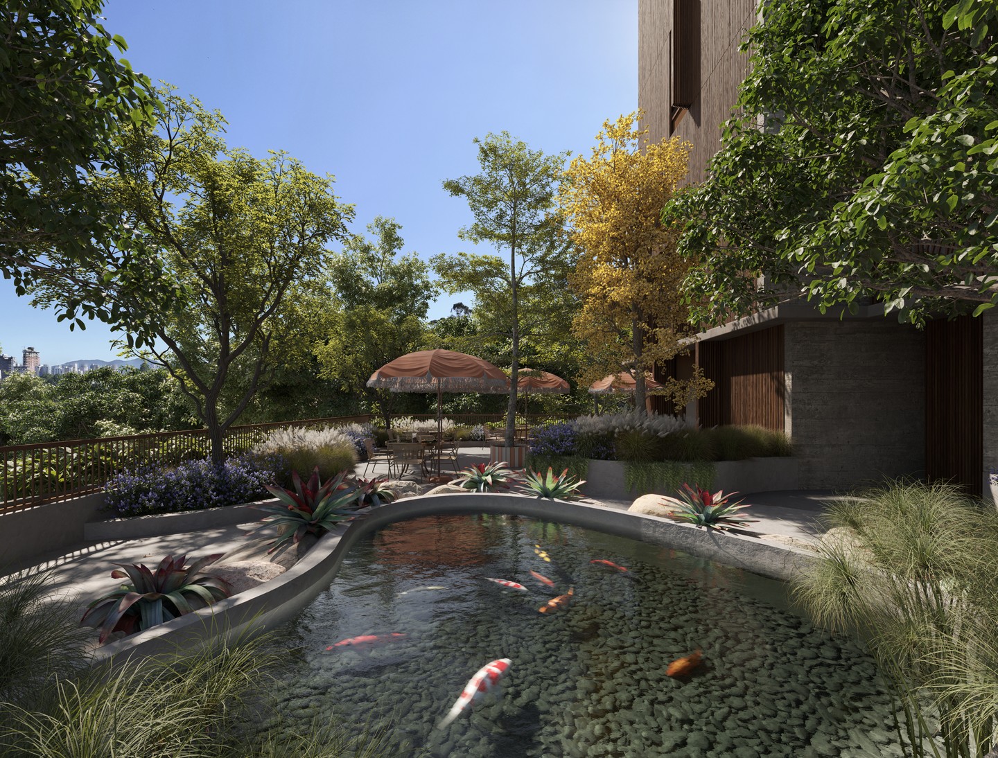 Vieiras — Lago ornamental