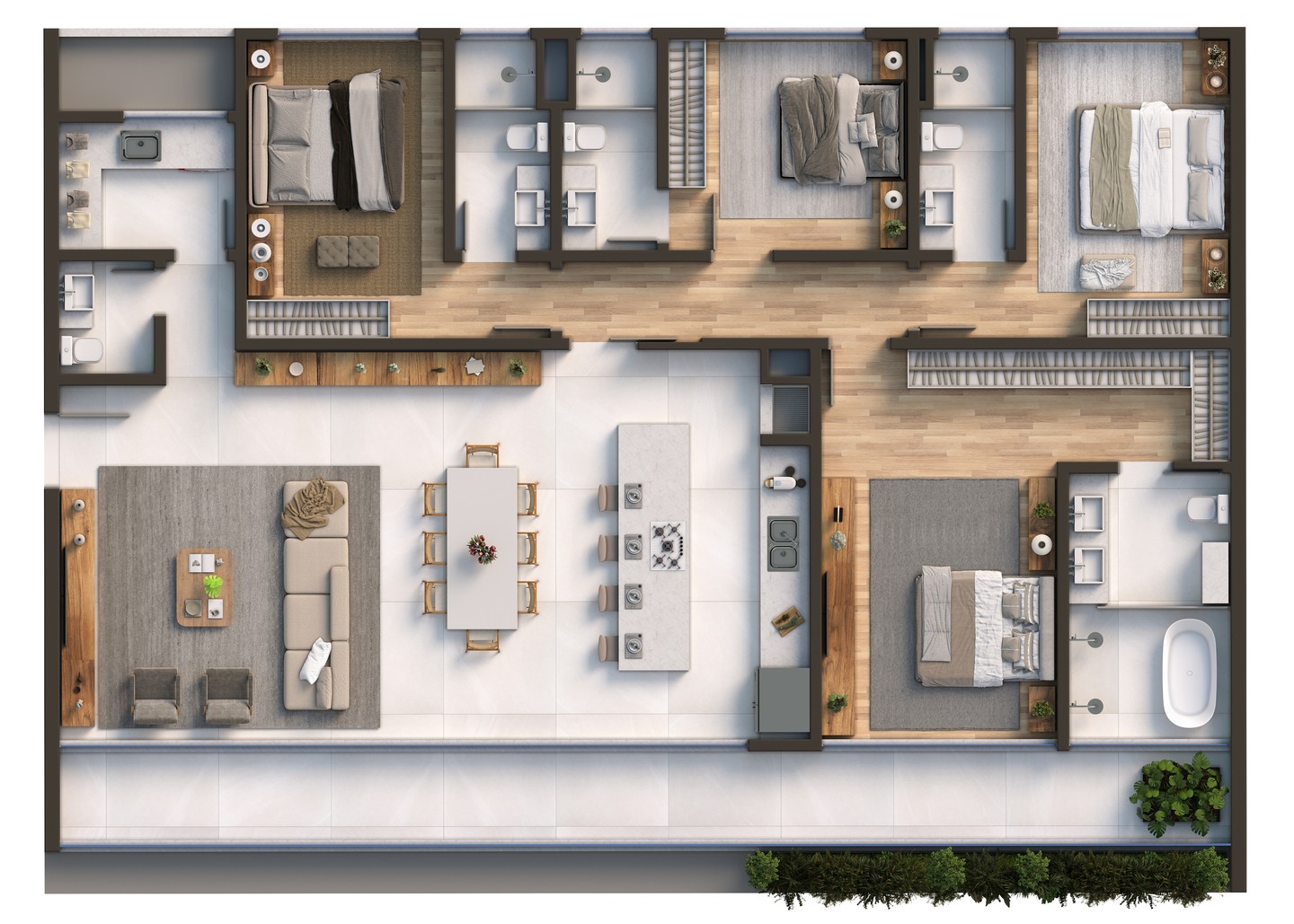 Kariió — Apartamento 203 — Manacá