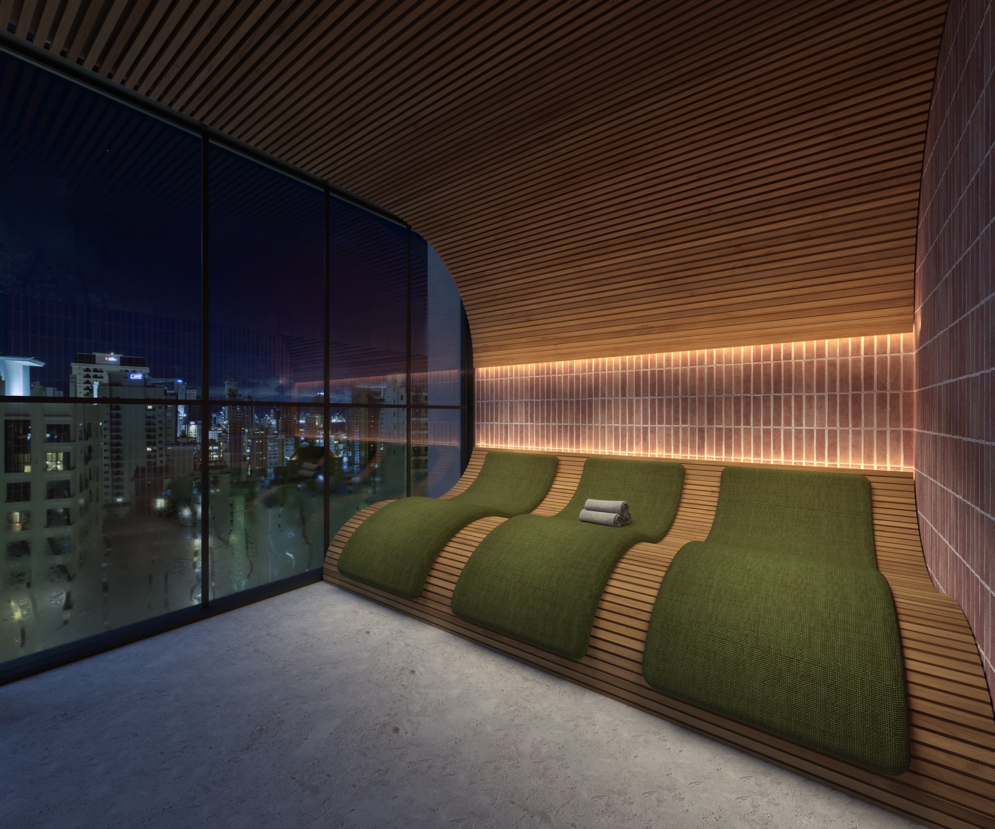Charles II Yacht Royal Home by Okean — Sauna seca