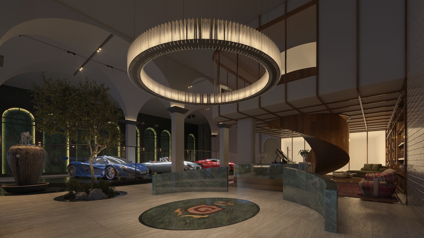 Charles II Yacht Royal Home by Okean — Hall de entrada