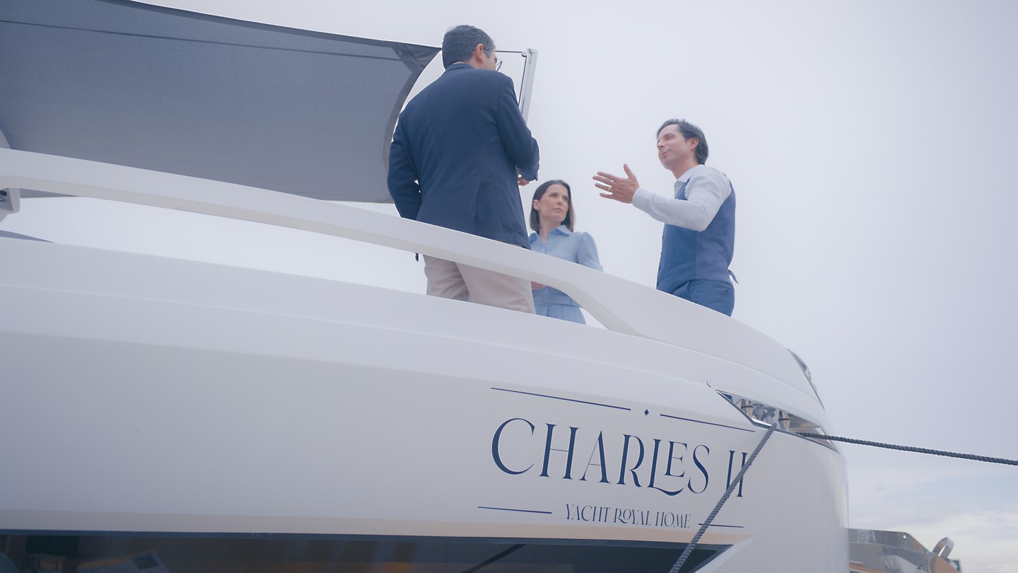 Charles II Yacht Royal Home by Okean — Bastidores da produção — 08