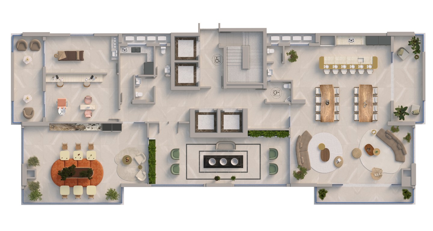 Monticello Residenziale — 21º pavimento — lazer