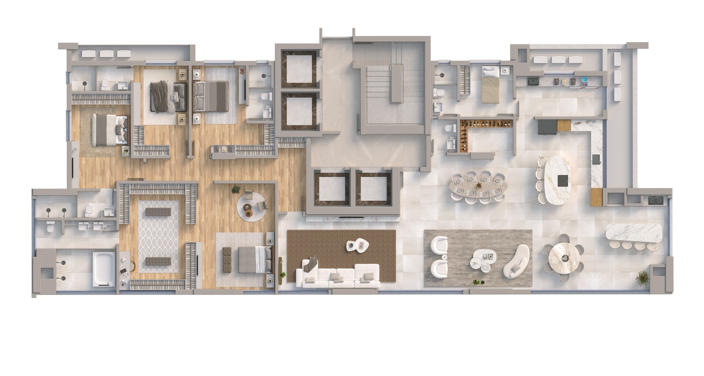Monticello Residenziale — Penthouse