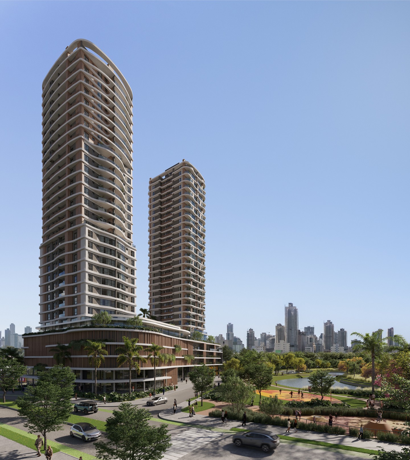 Valence Residence — Overall site view