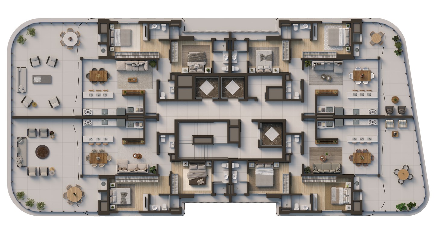 Valence Residence — Type 1 differentiated — Tower 02
